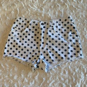LF Carmar Polka Dot Jean Shorts